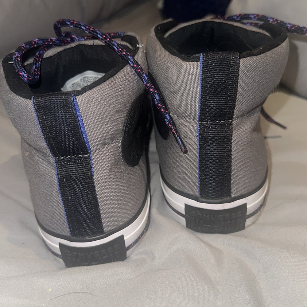 ⭐️SALE⭐️ Converse Chuck Taylor All Star Syde Street Mid Gray Size M8/W10 EUC - Picture 6 of 12